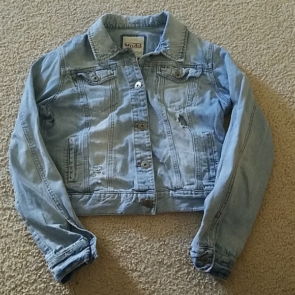 Mudd Jackets & Blazers - Mudd cropped jean jacket size XL